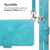 imoshion Etui de télephone portefeuille avec cordon Apple iPhone 17 - Turquoise