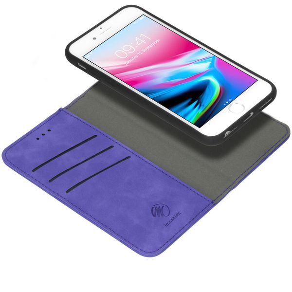 imoshion Etui de téléphone 2-en-1 amovible iPhone SE (2022 / 2020)/ 8 / 7 / 6(s) - Violet