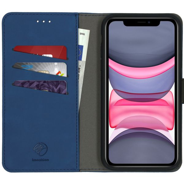 imoshion Etui de télephone luxe 2-en-1 amovible Apple iPhone 11 - Bleu foncé