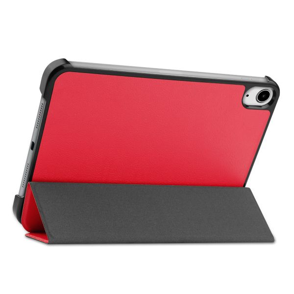 imoshion Coque tablette Trifold iPad Mini 7 (2024) / iPad Mini 6 (2021) - Rouge