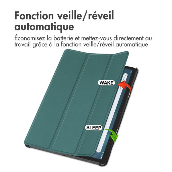 imoshion Coque tablette Trifold Amazon Fire Max 11 - Vert foncé