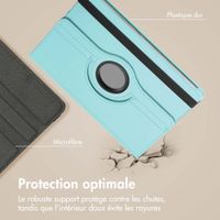 imoshion Coque tablette rotatif à 360° Samsung Galaxy Tab S10 Ultra / Tab S9 Ultra - Bleu clair