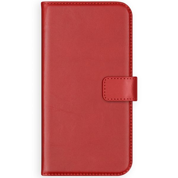Selencia Étui de téléphone portefeuille en cuir véritable Huawei Y6 (2018) - Rouge