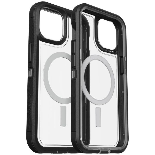 OtterBox Coque Defender Rugged avec MagSafe iPhone 14 - Transparent / Noir