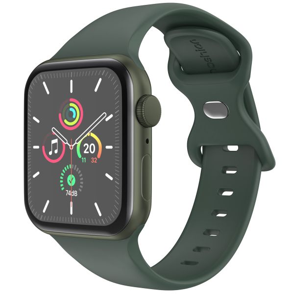 imoshion Bracelet en silicone⁺ Apple Watch Series 1 á 10 / SE / Ultra (2) (44/45/46/49 mm) - Olive - Taille M/L