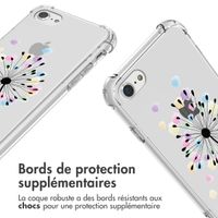imoshion Coque Design avec cordon Apple iPhone SE (2022 / 2020) / 8 / 7 - Sandstone Dandelion