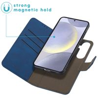 imoshion Etui de télephone luxe 2-en-1 amovible Samsung Galaxy S25 Plus - Bleu