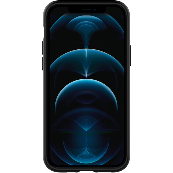 Spigen Coque Slim Armor CS Apple iPhone 12 (Pro) - Bleu foncé