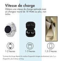 imoshion Chargeur sans fil pliable 3-en-1 Samsung - Galaxy Phone / Galaxy Buds / Galaxy Watch - Gris