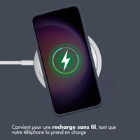 Accezz Coque Liquid Silicone Samsung Galaxy S23 - Bleu foncé
