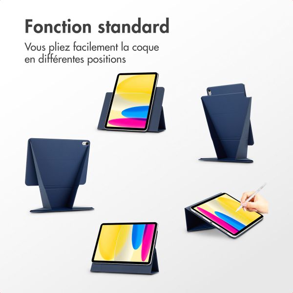 Accezz High Stand tablet case Apple iPad 11 (2025) 11 pouces A16 / iPad 10 (2022) 10.9 pouces - Bleu foncé