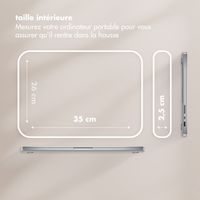 Selencia Pochette ordinateur Puffy 15-16 pouces - Beige