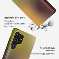 Selencia Coque arrière Vivid Samsung Galaxy S25 Ultra - Gradient Olive Dust