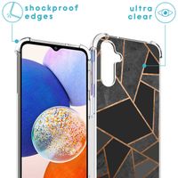 imoshion Coque Design avec cordon Samsung Galaxy A14 (5G/4G) - Black Graphic