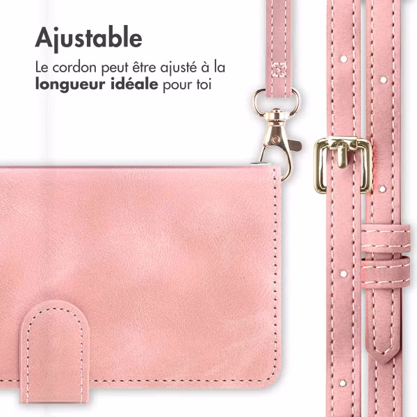 imoshion Etui de télephone portefeuille avec cordon Xiaomi 15T Pro - Rose