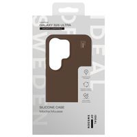 iDeal of Sweden Coque en silicone avec MagSafe Samsung Galaxy S26 Ultra - Mocha Mousse