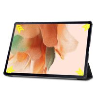 imoshion Coque tablette Design Trifold Galaxy Tab S8 Plus / S7 Plus / S7 FE 5G - Don't touch