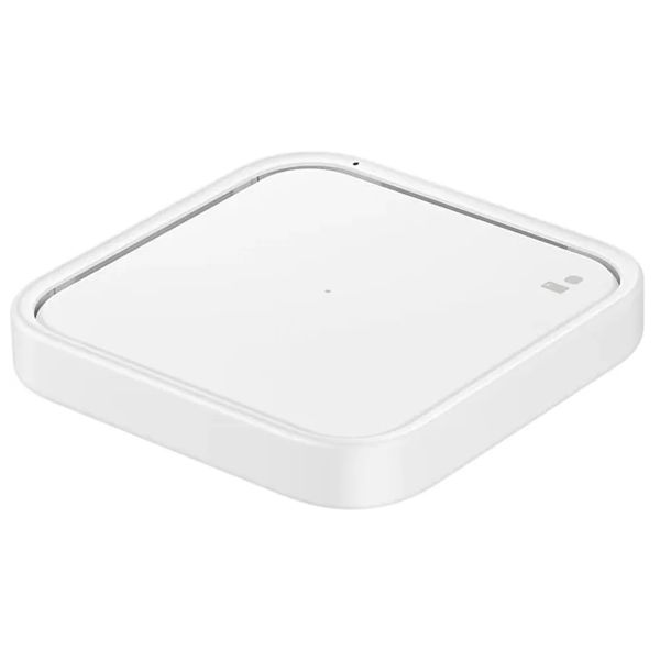 Samsung ﻿Wireless Charger Pad - Chargeur sans fil - Avec adaptateur et câble de charge - 15 Watt - Blanc