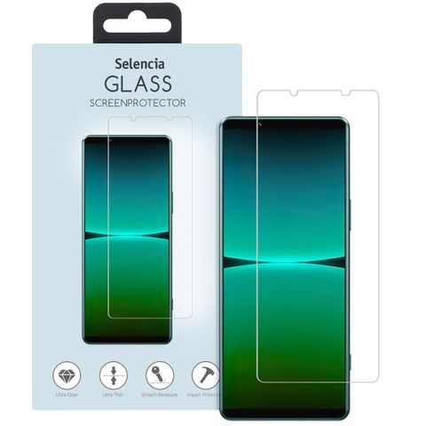 Selencia Protection d'écran en verre trempé Sony Xperia 5 IV