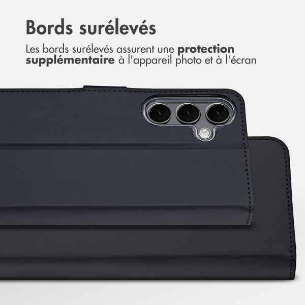 Accezz Étui de téléphone portefeuille Wallet Samsung Galaxy S25 Plus - Noir