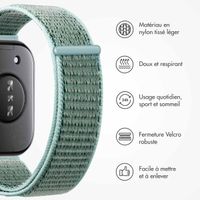 imoshion Bracelet en nylon Huawei Watch Fit 4 / 4 Pro - Blue Ocean