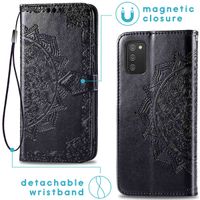 imoshion Etui de téléphone portefeuille Mandala Samsung Galaxy A03s - Noir