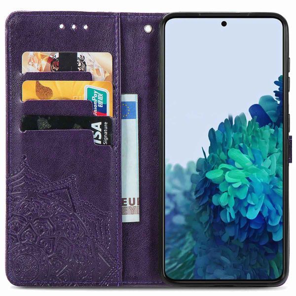 imoshion Etui de téléphone portefeuille Mandala Samsung Galaxy S22 - Violet