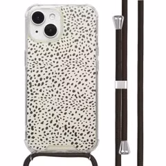 imoshion Coque Design avec cordon Apple iPhone 15 - Desert Dots