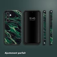 Selencia Coque arrière Vivid Samsung Galaxy A35 - Chic Marble Quartz
