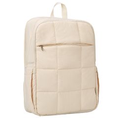 Selencia Sac à dos ordinateur portables Vaya Puffy 16 pouces - Soft Ivory