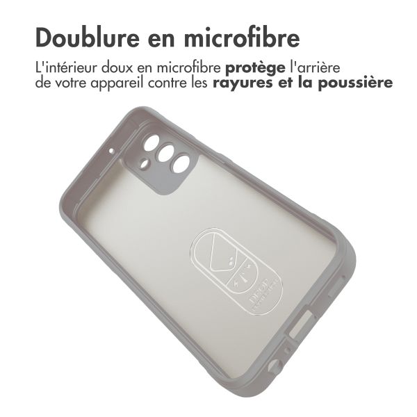 imoshion Coque arrière EasyGrip Samsung Galaxy A15 (5G/4G) - Gris