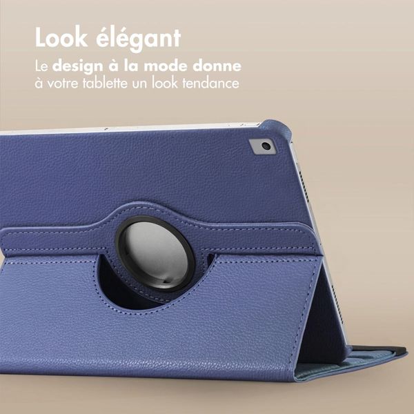 imoshion Coque tablette rotatif à 360° Apple iPad Air 3 (2019) / Pro 10.5 (2017) - Bleu foncé