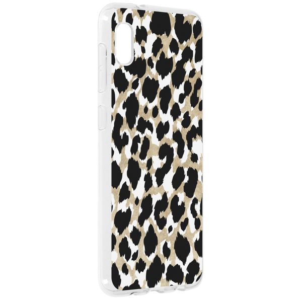Coque Design Samsung Galaxy A10 - Panther Black/Gold