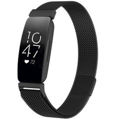 imoshion Bracelet magnétique milanais Fitbit Inspire - Taille S - Noir