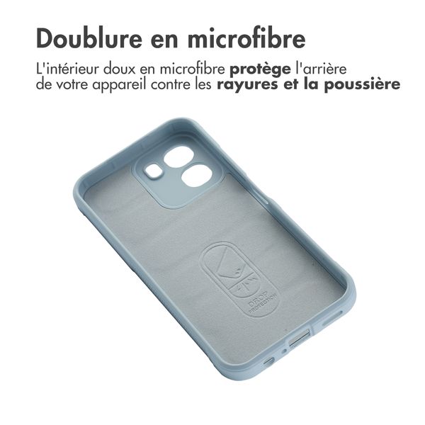 imoshion EasyGrip Backcover Oppo A6x (4G/5G) - Bleu clair