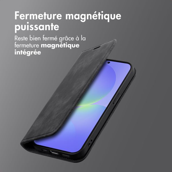 imoshion Étui de téléphone portefeuille Slim Samsung Galaxy A37 (5G) - Noir