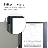 imoshion Étui de liseuse portefeuille Canvas Kobo Elipsa 2E - Peach