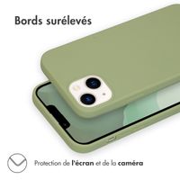 imoshion Coque Couleur Apple iPhone 14 Plus - Olive Green