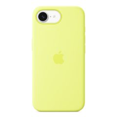 Apple Coque en silicone Apple iPhone 16e - Neon Yellow