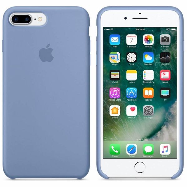 Apple Coque en silicone Apple iPhone 8 Plus / 7 Plus - Azure