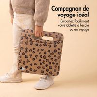 imoshion Coque arrière Kidsproof Design avec poignée Samsung Galaxy Tab A11 Plus / A9 Plus - Motif panthère