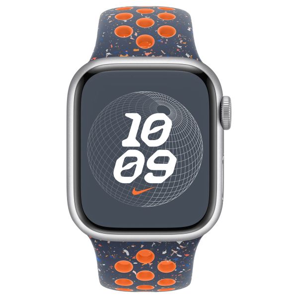 Apple Bracelet Nike Sport Apple Watch Series 1 t/m 9 / SE (38/40/41 mm) | Series 10 / 11 (42 mm) - Taille S/M - Blue Flame