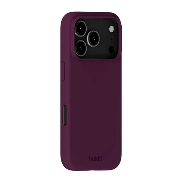 Holdit Coque Silicone Apple iPhone 17 Pro - Deep Plum