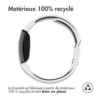 imoshion Bracelet sportif en silicone Fitbit Inspire - Blanc / Noir