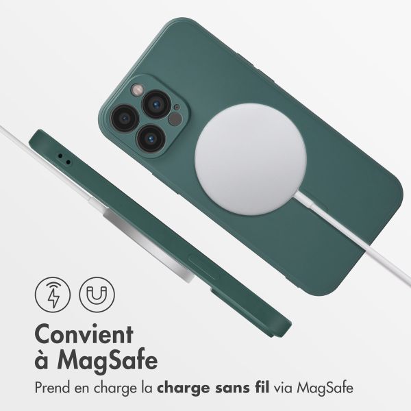 imoshion Coque Couleur avec MagSafe iPhone 13 Pro Max - Vert foncé