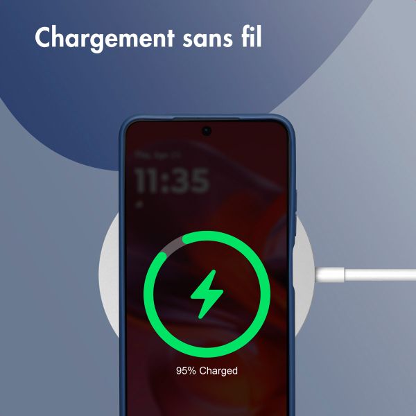 imoshion Coque Couleur Motorola Moto G05 / E15 - Bleu foncé