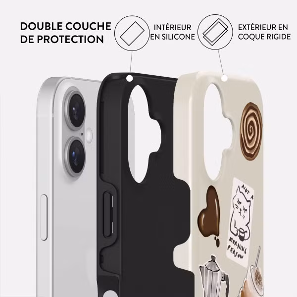 Burga Coque Tough MagSafe Apple iPhone 16 - Oat Milk Please