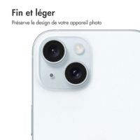 imoshion Lot de 2 protections d'objectif de caméra Apple iPhone 15 / 15 Plus - Blue