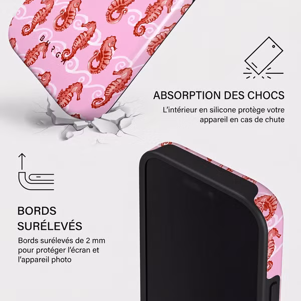 Burga Coque Tough MagSafe Apple iPhone 16 Pro - Coral Reef