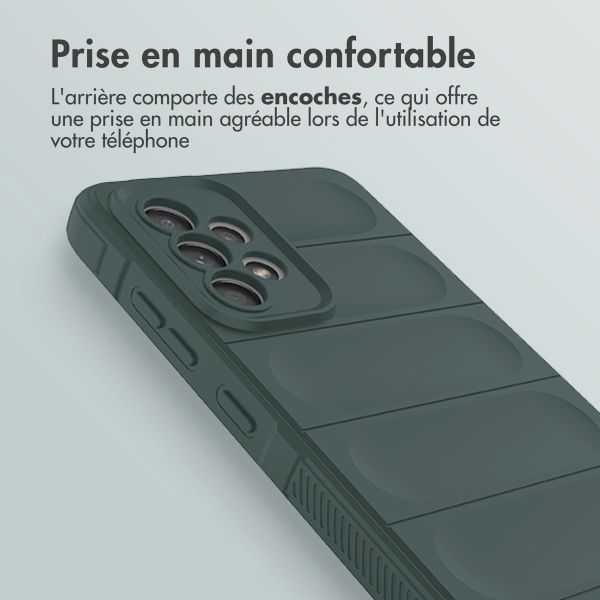 imoshion Coque arrière EasyGrip Samsung Galaxy A52(s) (5G/4G) - Vert foncé